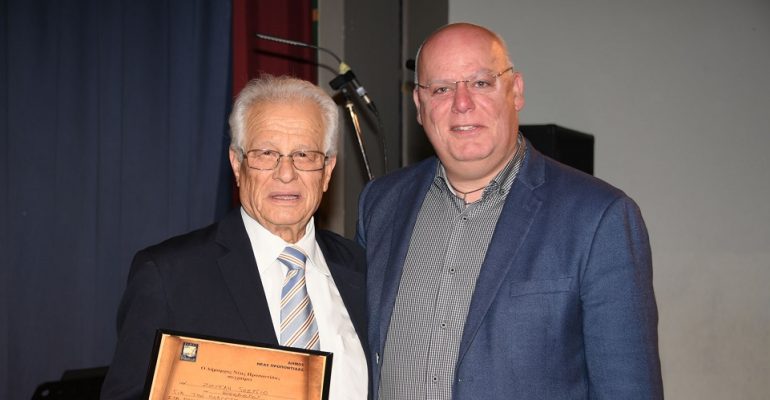 Ο Δήμος Νέας Προποντίδας τίμησε τον κ. Ζουγλή Γεώργιο